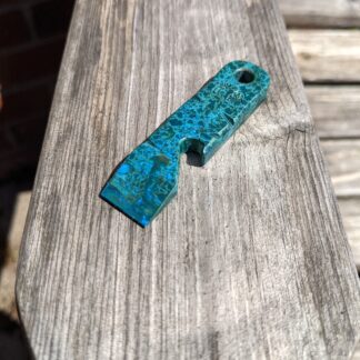 Mini copper pirate pry with shipwrecked patina