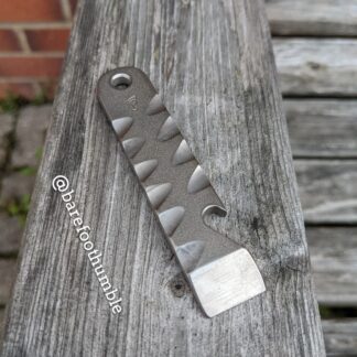 Stonewashed Titanium Z pattern pry